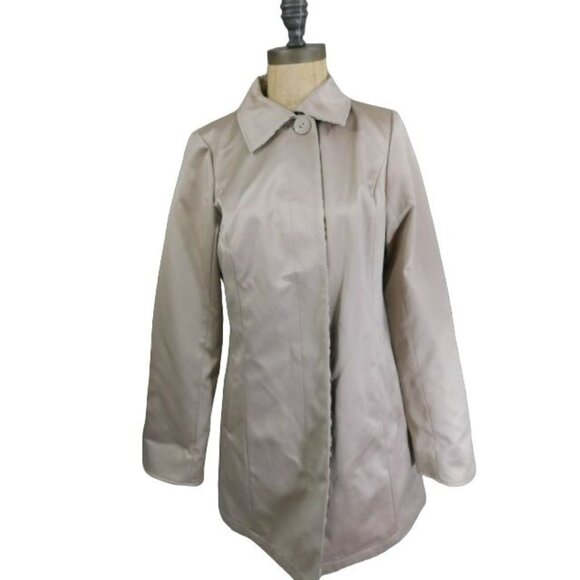 Dennis Basso Size XXS Reversible Button Front Mid Length Coat NWT - Picture 1 of 5